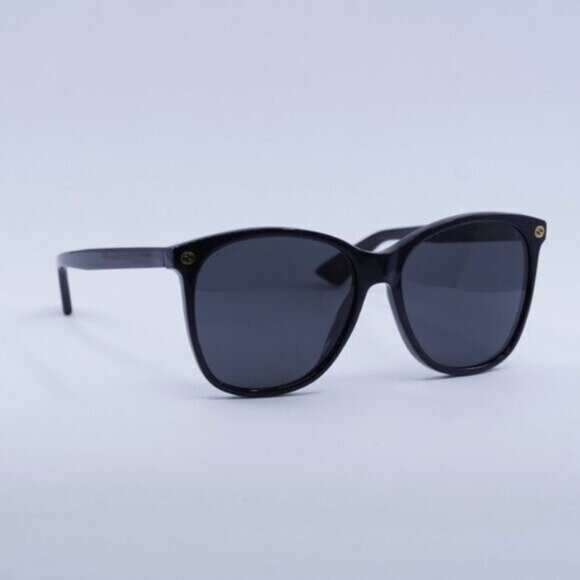 🕶️ New Gucci GG0024S 001 Sunglasses - Black Frame, Grey Lenses - Picture 11 of 12